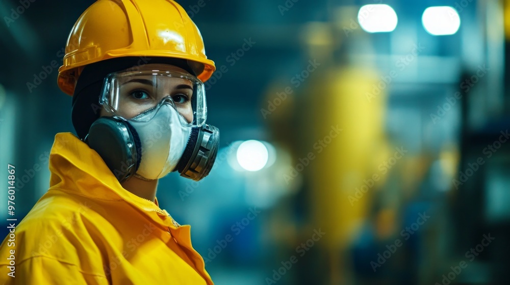 Comprehensive Safety Gear in Industrial Environment, showcasing ...