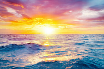 Wall Mural - Horizon Sea Sunset