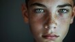© Ruby Stock - Serious portrait of a teenager with a focused expression