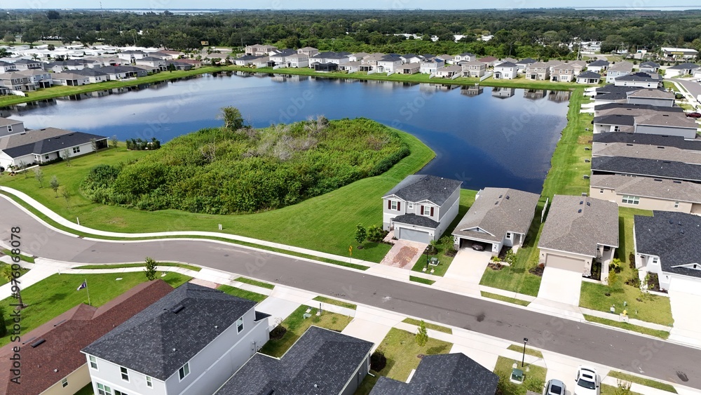 large scale subdivision construction by large scale national builders ...