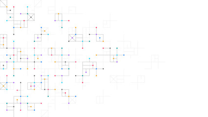Wall Mural - minimalistic vector texture with linear squares pattern. creative idea of modern design with abstrac