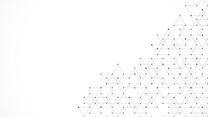 Wall Mural - creative idea of modern design with abstract geometric background. minimalistic vector texture with 