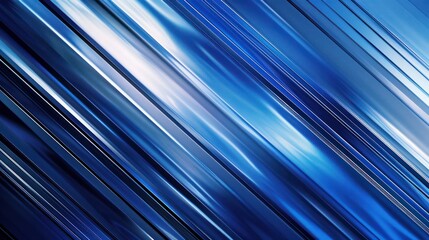 Poster - Abstract Blue Stripes Design