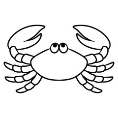 Wall Mural - crab animal cartoon