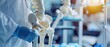 © Sweettymojidesign - Medical professional examining a hip joint model in a clinical setting, demonstrating anatomy for educational purposes.