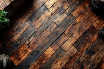 Dark wooden texture. Rustic three-dimensional wood texture. Wood background.