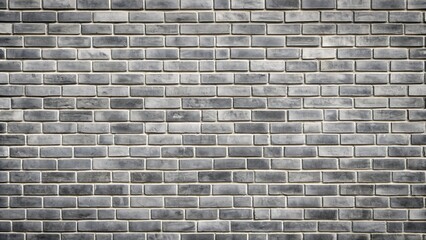 Wall Mural - Grey brick wall background, perfect for industrial and urban-themed designs