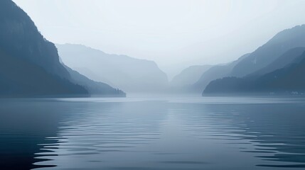 Canvas Print - Serene Mountain Lake