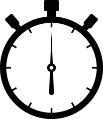 Shortest time stopwatch vector icon