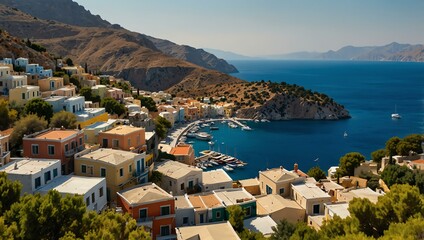 Canvas Print - Symi Island, Greece.