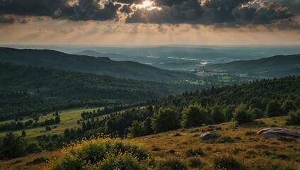 View from the mountain top.