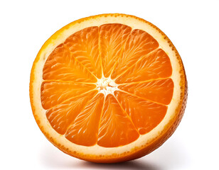 orange slice Isolated on white background