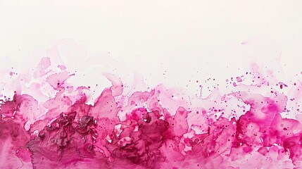 Water color pink white background