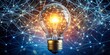 © BrilliantPixels - Illuminating Network A Lightbulb Embracing Connectivity, Network, Innovation, Technology, Idea