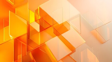 3d rendering of Orange  и Taupe abstract geometric background. Scene for advertising, technology, showcase, banner, game, sport, cosmetic, business, metaverse. Sci-Fi Illustration. Product display