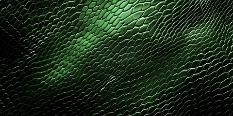 Wall Mural - Abstract background with snake skin and green diagonal lines and texture, smooth green shades, minimalist design.