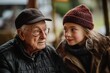 © Sladjana - Elderly individuals spending quality time with their grandchildren, capturing intergenerational connections