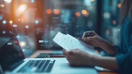 a software platform for digital invoices and online statements, streamlining electronic financial do
