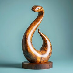 Anaconda wood sculpture