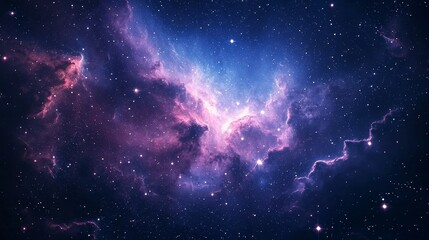 Star field in high definition, colorful night sky in space. Nebulas and galaxies in space. Astronomy concept background.