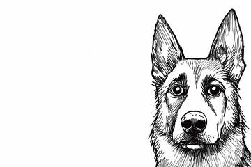 Cute coloring page featuring a playful dog for kids creativity.