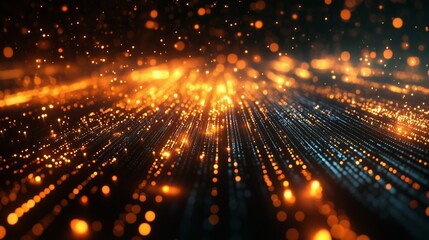 Wall Mural - Abstract digital technology data background