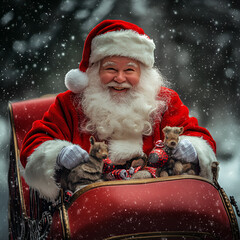 Christmas, Santa Claus, Christmas background