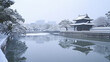 © bephoto - 雪の皇居と歴史的建築