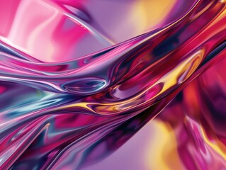 Wall Mural - Vibrant abstract liquid art background