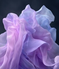 Canvas Print - Ethereal Fabric Folds