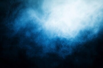 Wall Mural - Amazing Dark Blue Light Blur Gradient With Noise Grain Textured, Good For Flyer, Poster, ai