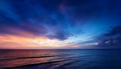 Wall Mural - sunset over the sea