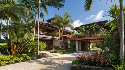 Poster - Tropical Modern Home Architecture