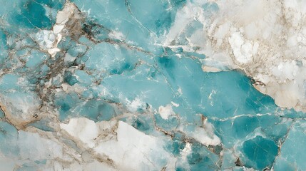 Wall Mural - Design a high-resolution image of a marble slab with bold turquoise tones, Generative AI 