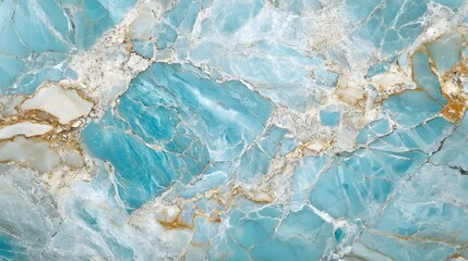 Wall Mural - Design a high-resolution image of a marble slab with bold turquoise tones, Generative AI 