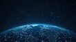 © Narongsag - Global Network Connection  Digital Earth  Connected World  Technology  Futuristic Concept