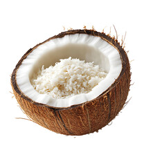 coconut isolated on transparent background