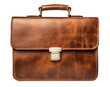 © PixMarket - Brown leather briefcase isolated on transparent background