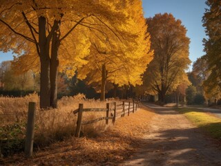 autumn in the park