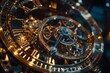 © AHNH2 - Intricate Mechanical Clock Face Close-Up