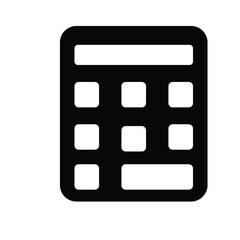 Wall Mural - simple calculator icon
