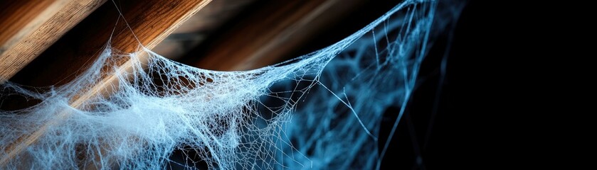 Spider Web Closeup.