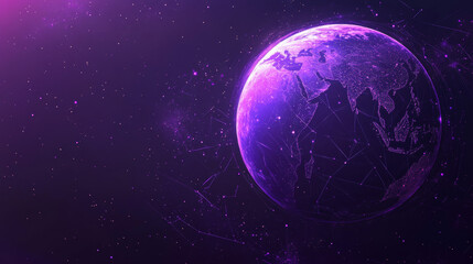 space planet background with an astronomy theme. this abstract technological cosmos background featu