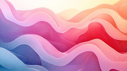 Wall Mural - Digital analysis of humidity patterns, infographic style, soft gradients, pastel colors