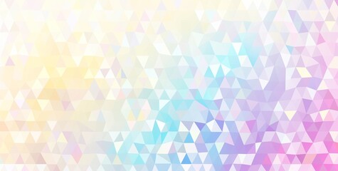 Wall Mural - Abstract geometric background with soft pastel colors. This colorful backdrop has a subtle shimmery effect.