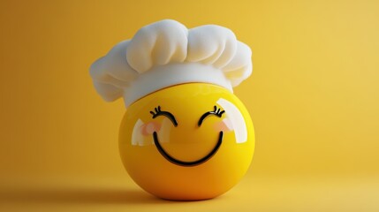 Canvas Print - Chef Emoji.