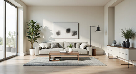 Sticker - modern living room