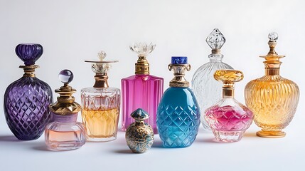 Collection of Vintage Perfume Bottles