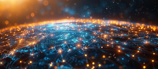 Sticker - global network of connected lights