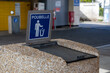 © OceanProd - poubelle french text sign means street trash can